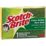 Esponja Dupla Face 3M Scotch Brite 110x75